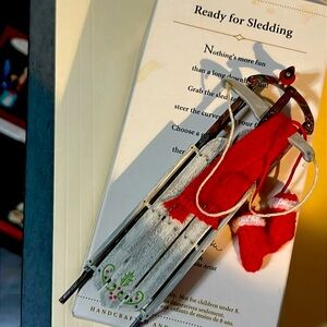 Hallmark Keepsake Ornament 2006 “Ready For Sledding”